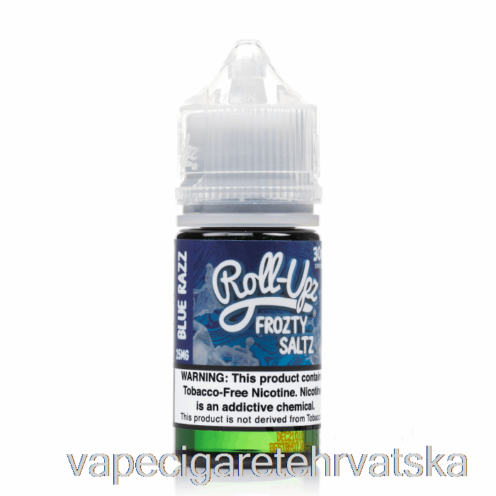 Vape Cigarete Blue Raspberry Ice - Juice Roll-upz Sol - 30ml 25mg